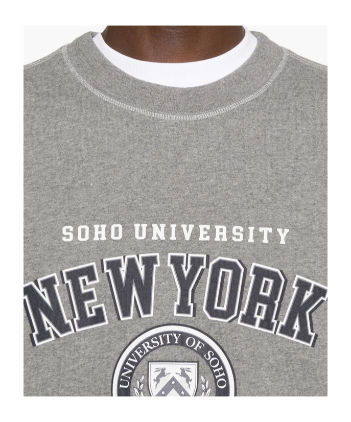 Apc Graphic-print Sweater In Gray