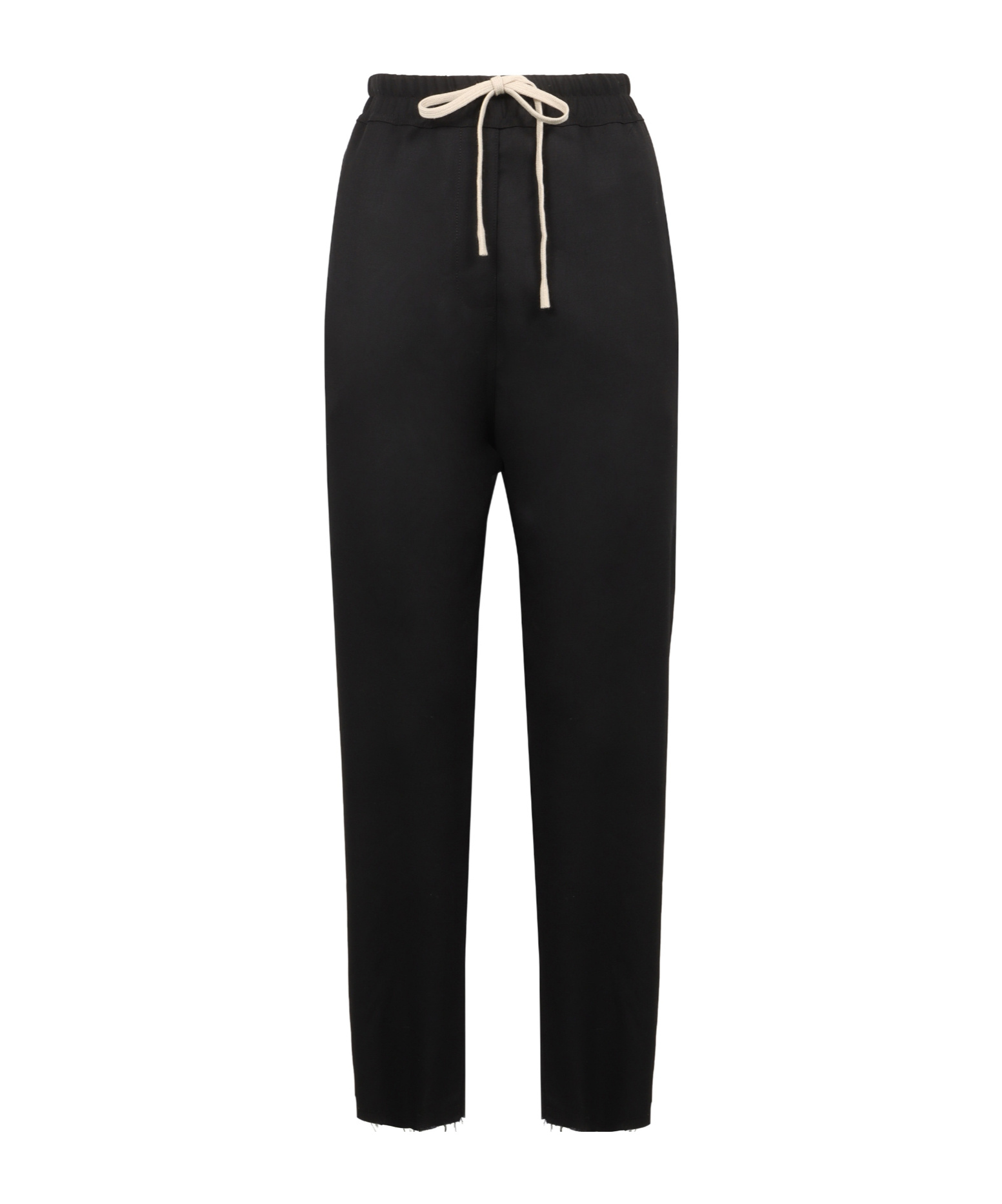 Nili Lotan Cropped Wool Trousers Elastic Waistband