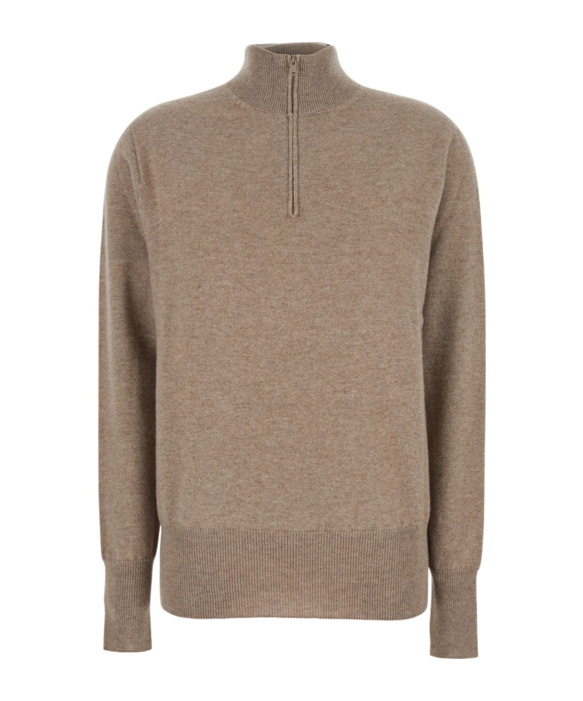 The Row Turtleneck Long-sleeved Sweater In Brown
