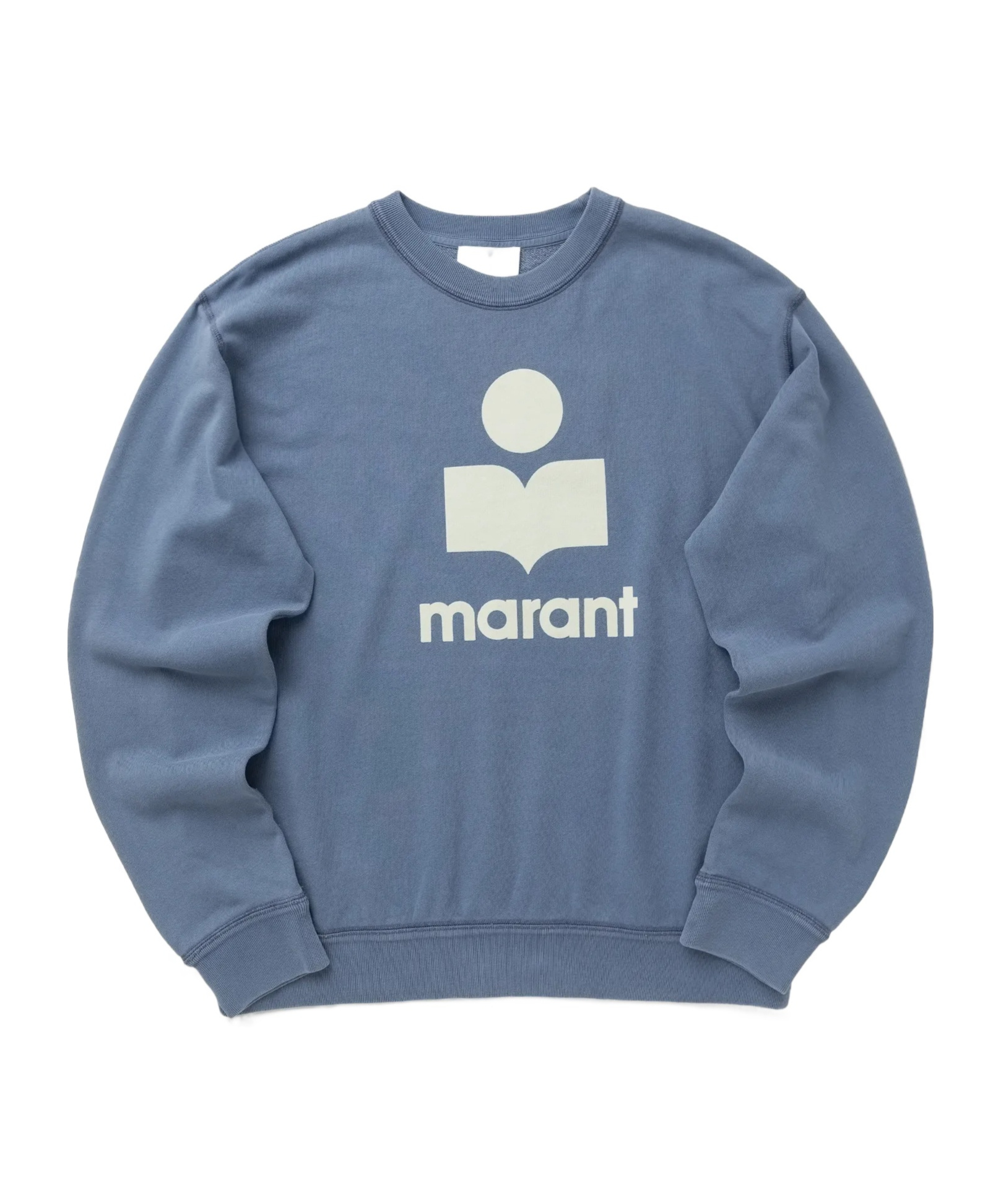 Isabel Marant Crew Neck Sweatshirt In Blue