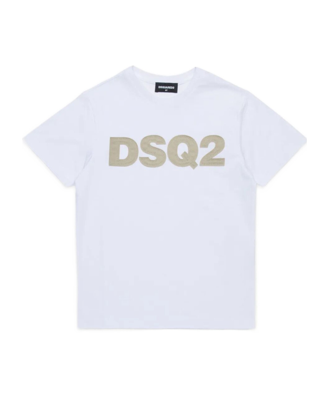Dsquared2 Logo-appliqué T-shirt In White