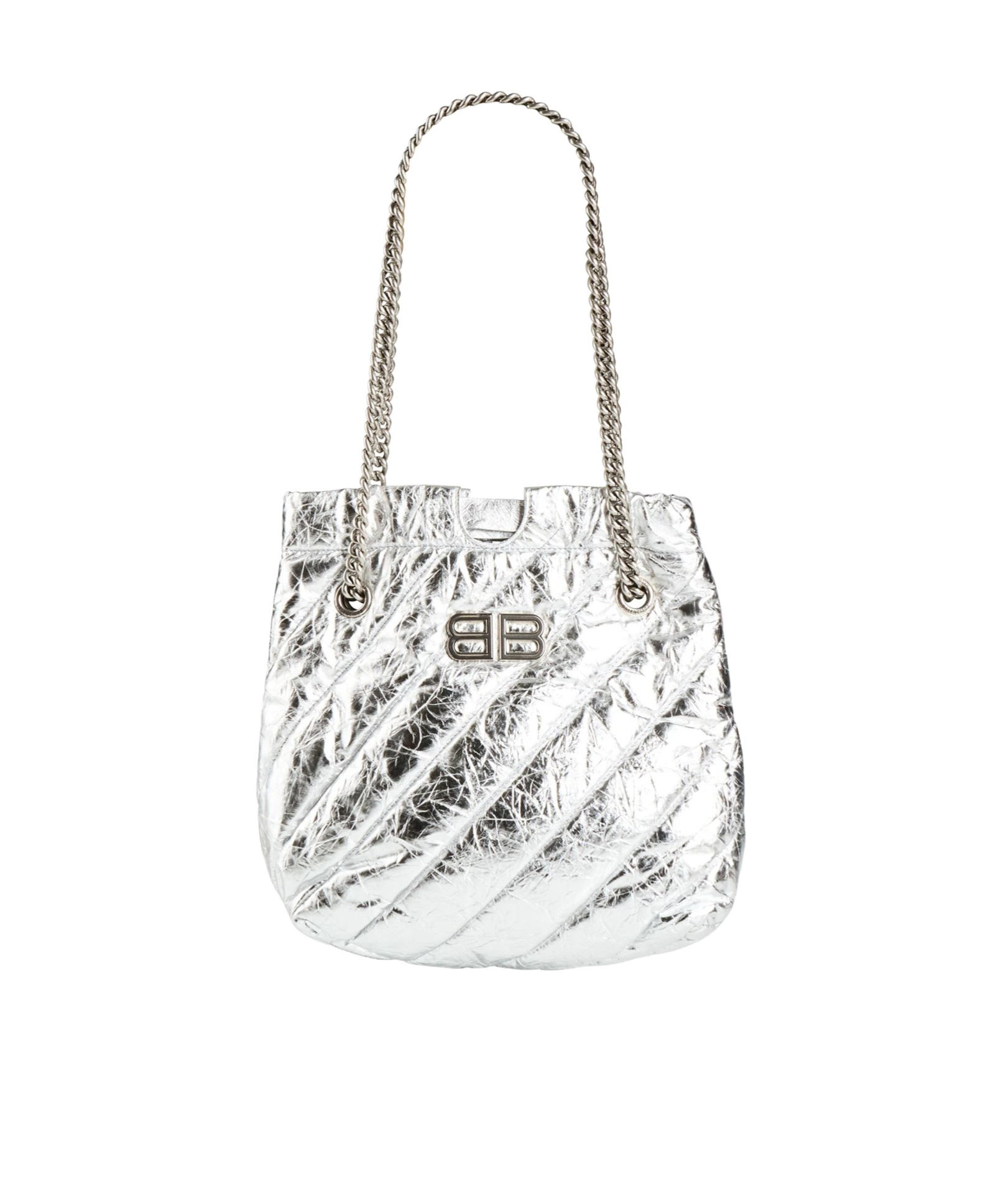 Balenciaga Logo Tote Bag In White