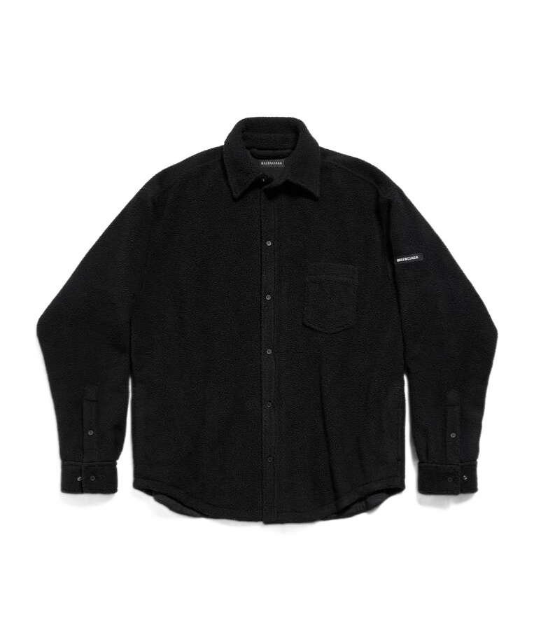Balenciaga Uniform Hooded Parka In Black