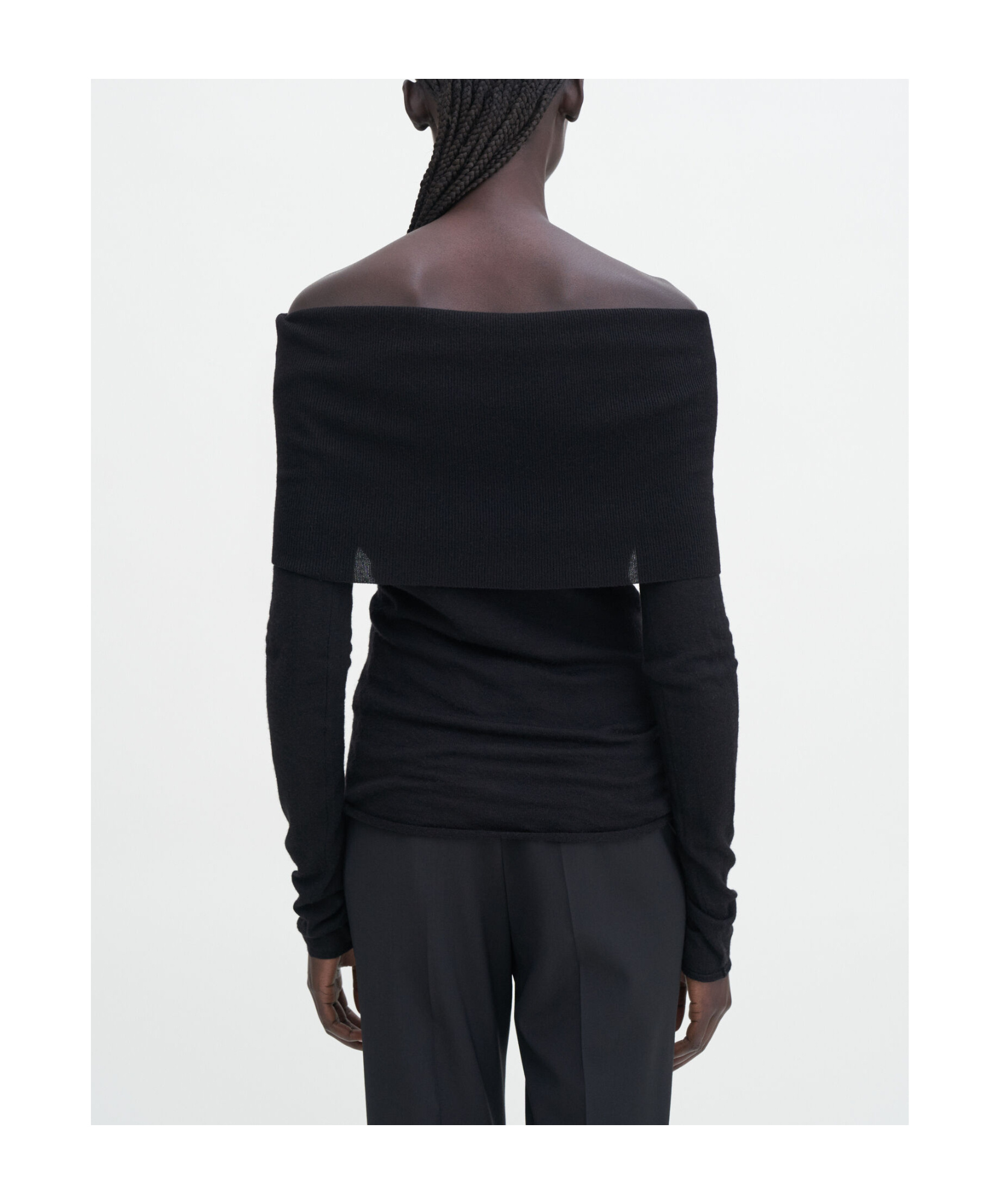 Filippa K Light Off Shoulder Top In Black