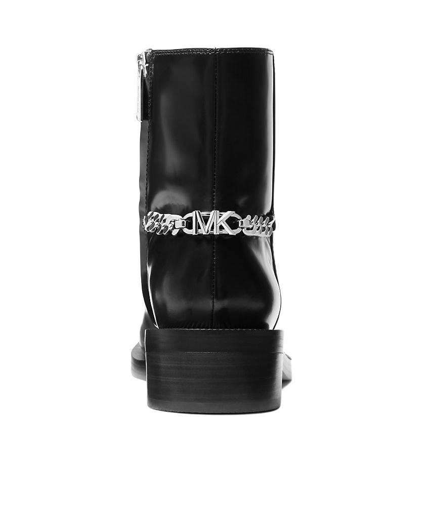 Michael Michael Kors Round-head Short Boots In Black