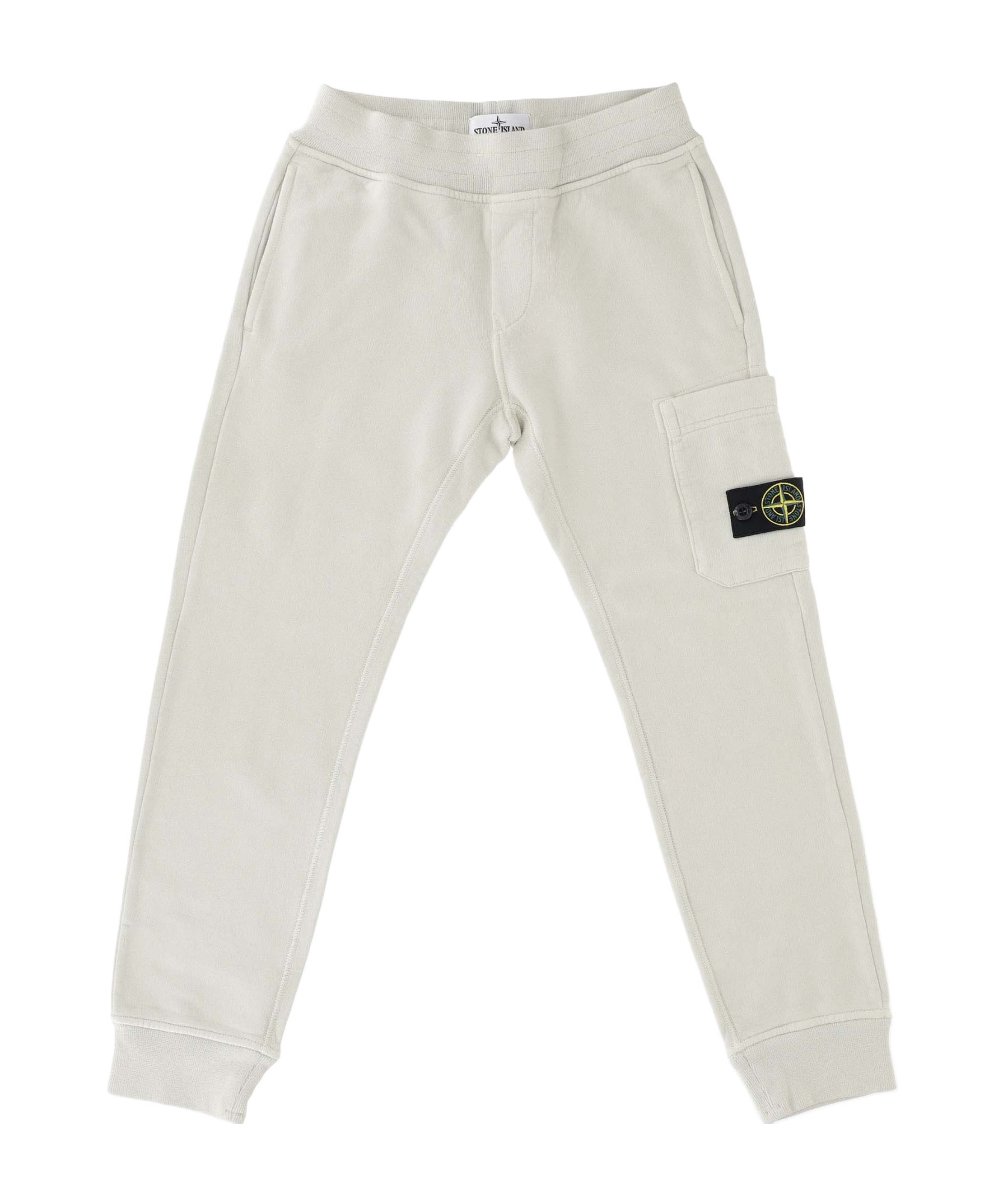 Stone Island Compass Badge Track Pants In White