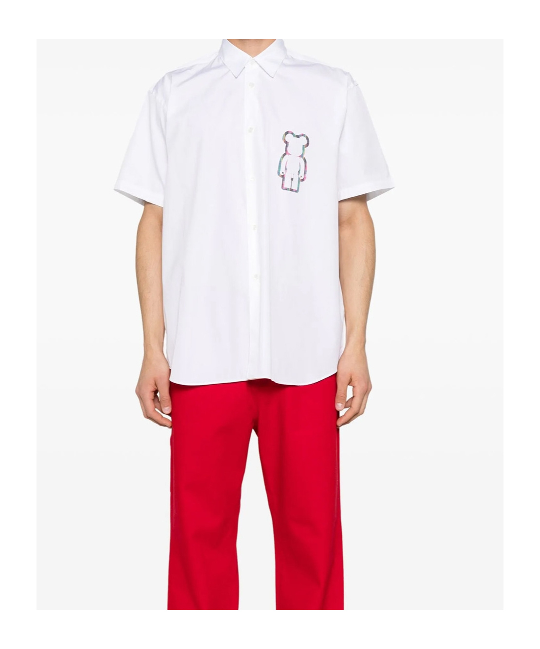 Comme Des Garçons Shirt Be@rbrick Graphic Print Short Sleeves