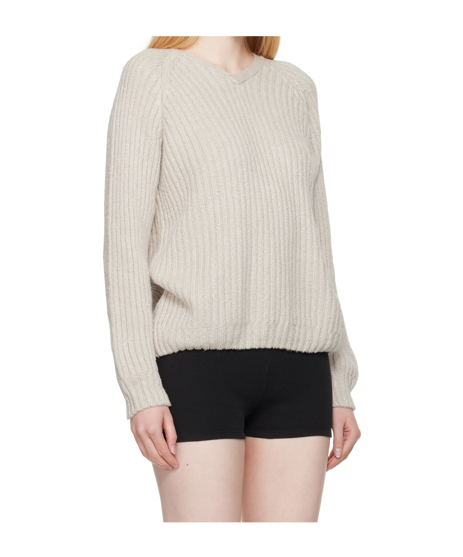 Our Legacy Long-sleeved Sweater In White