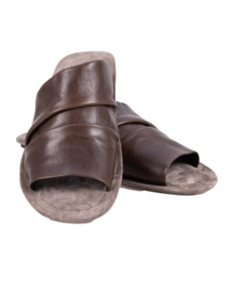Brunello Cucinelli Leather Sandals In Black