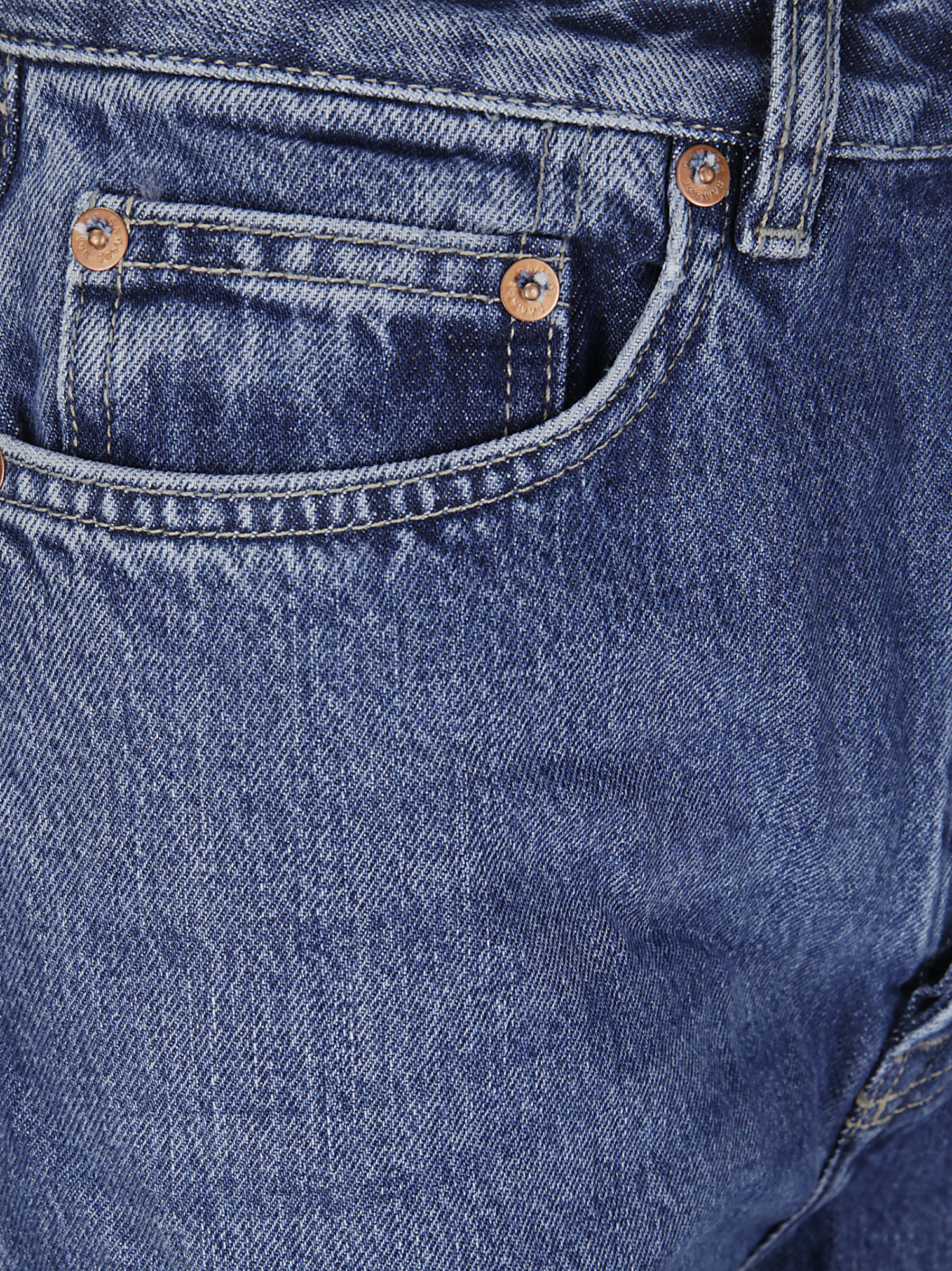 Samsoe & Samsoe Denim Trousers With Belt Loops