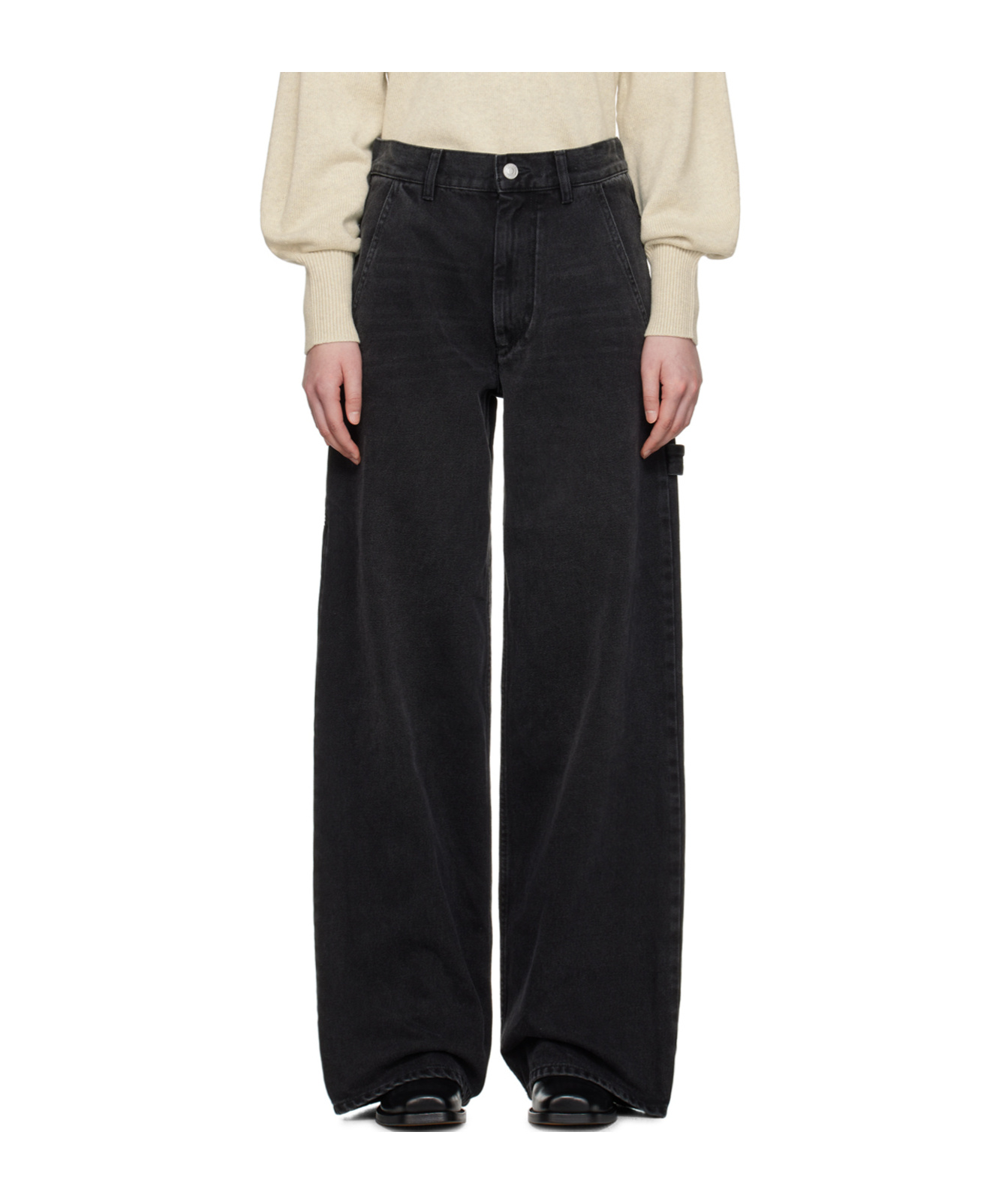 Isabel Marant Étoile Marant Etoile 'solene' Jeans In Black