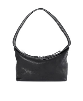 Ann Demeulemeester Zipper Shoulder Bag In Black