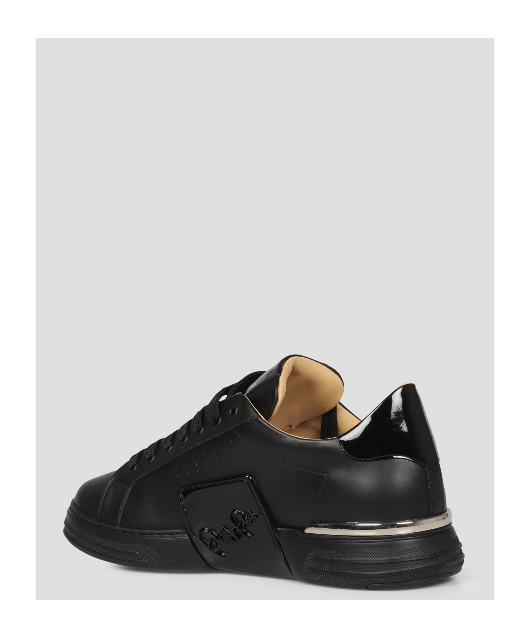 PHILIPP PLEIN HEXAGON LOW-TOP SNEAKERS 