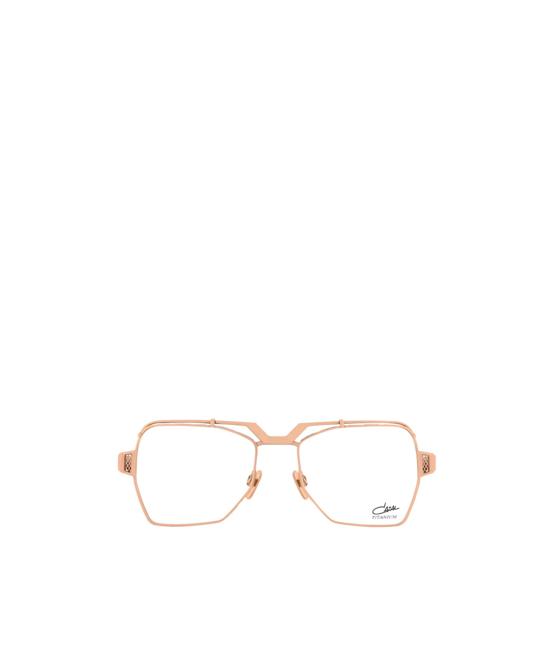 Cazal Logo-engraved Glasses In Gold