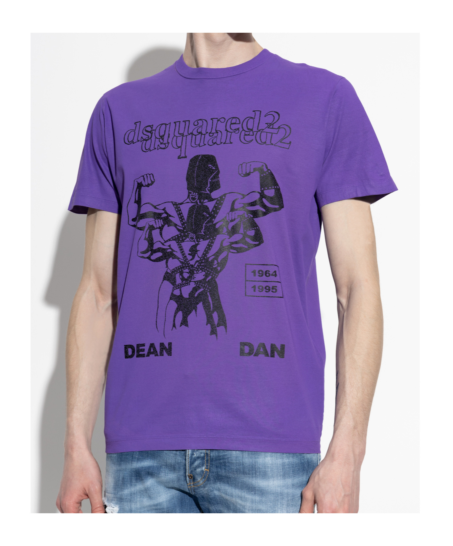 Dsquared2 Short Sleeve T-shirt In Purple
