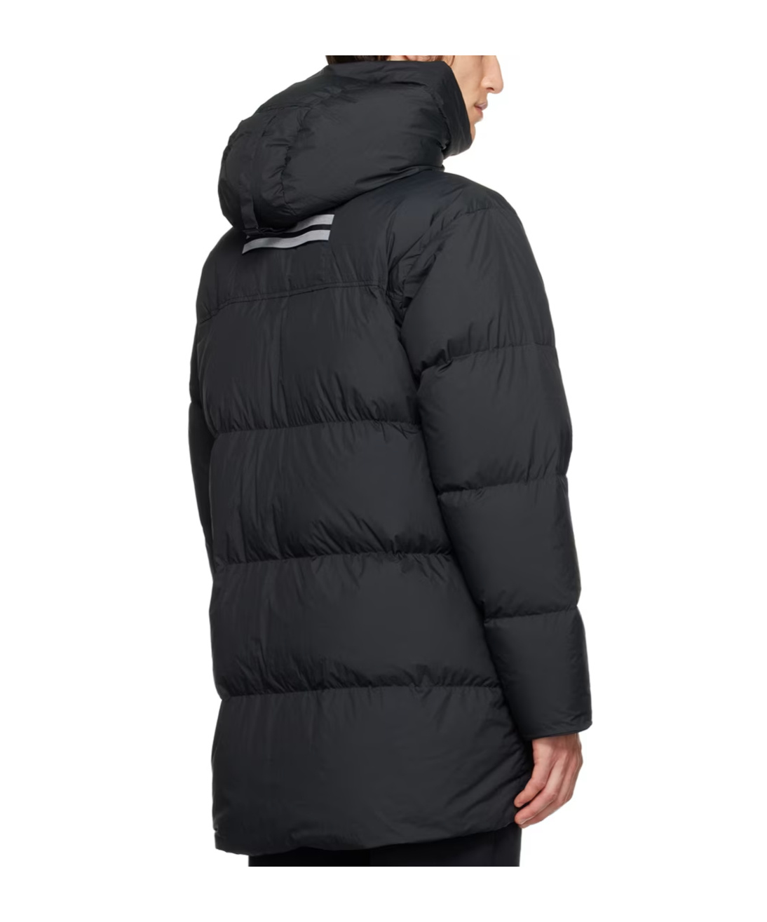 Canada Goose Lawrence Logo Down Jacket In Black