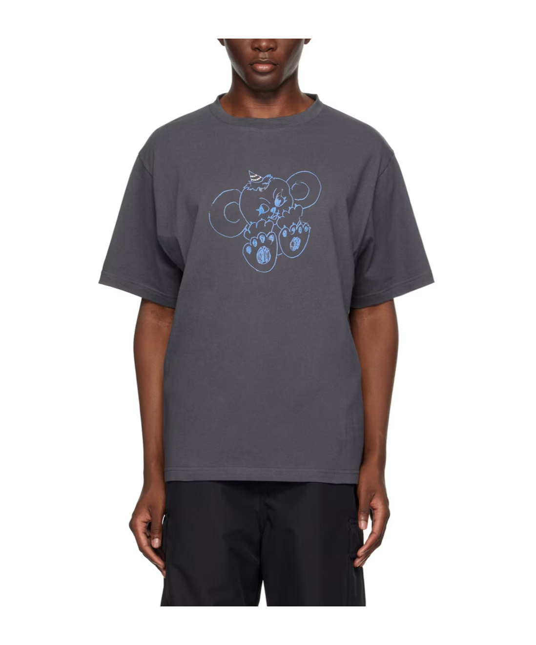 We11 Done Graphic-print Cotton T-shirt In Black