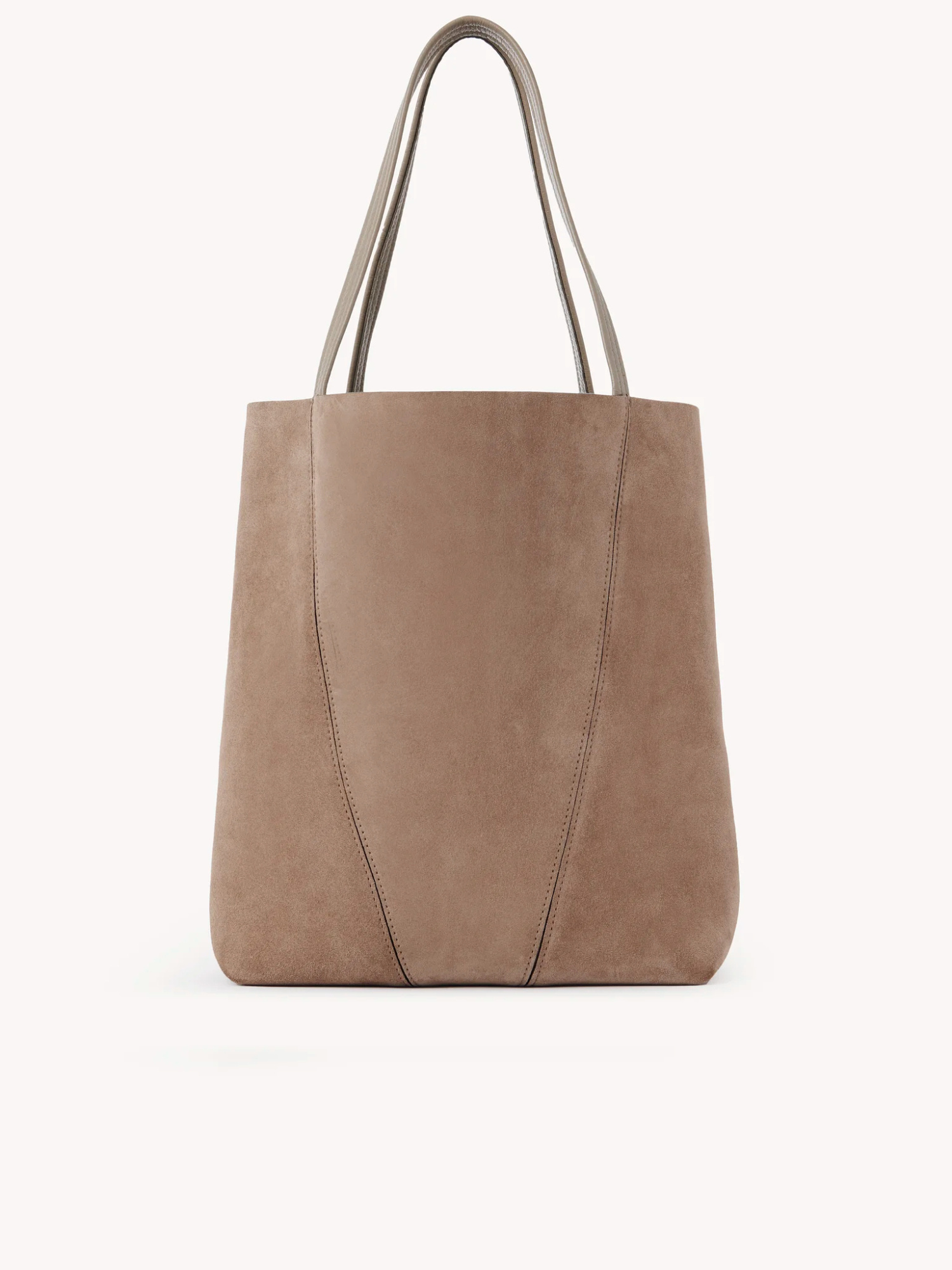 Chloé Large Double-handle Shoulder Bag In Brown