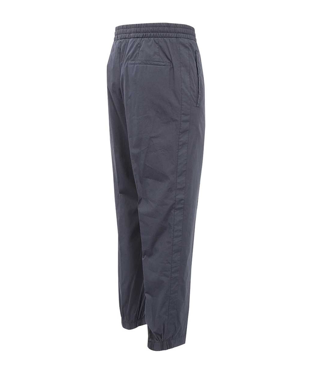 Zegna Elastic Waist Casual Pants In Black
