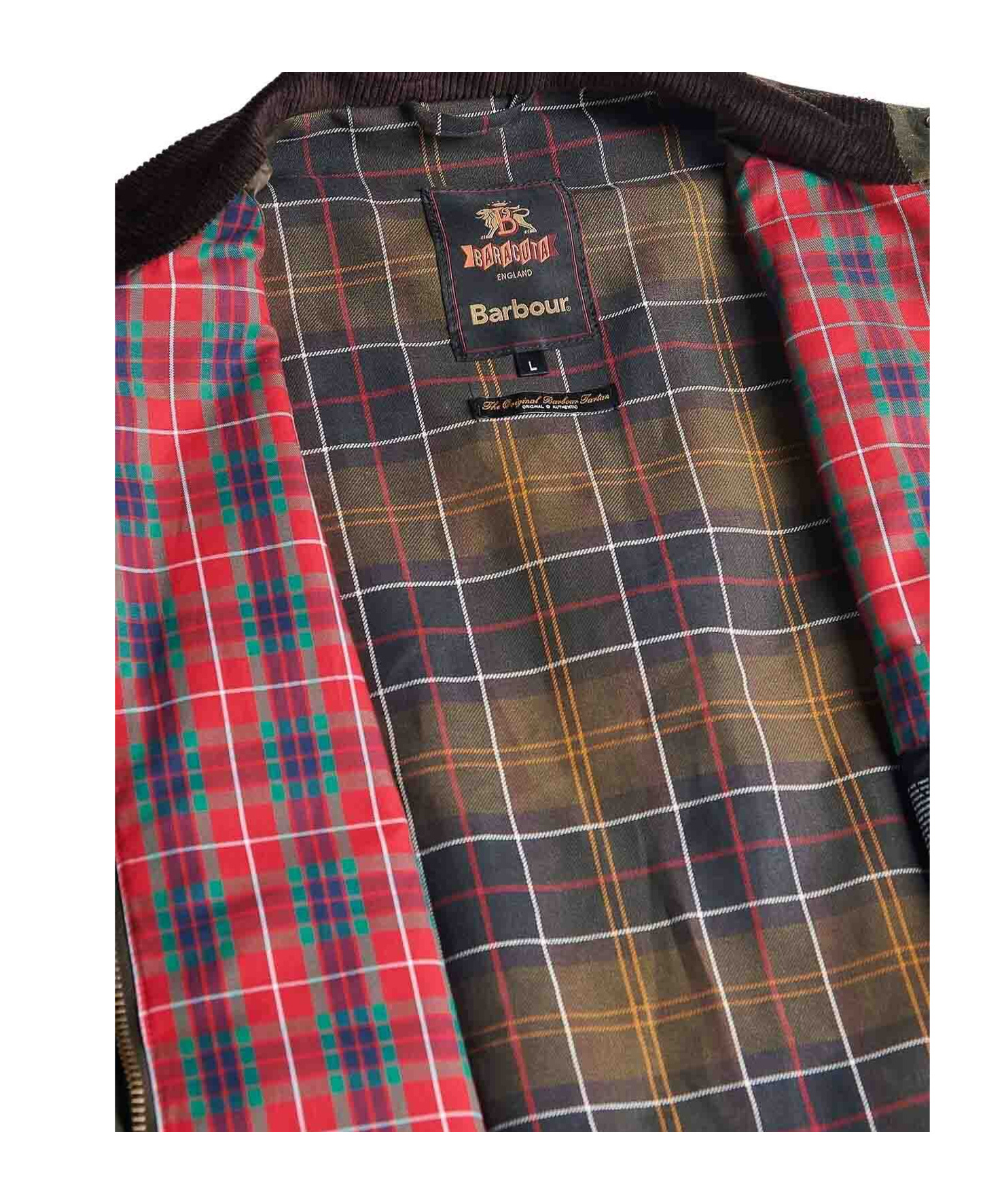 Barbour Porton Jacket Collaboration Baracuta In Green