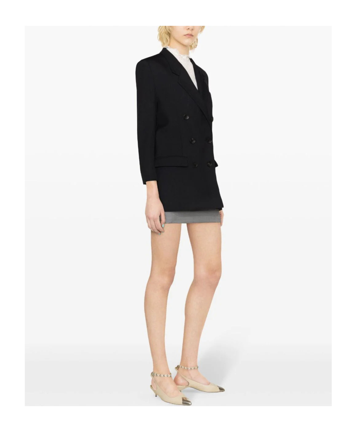 Isabel Marant Long Sleeved Suit Jacket In Black