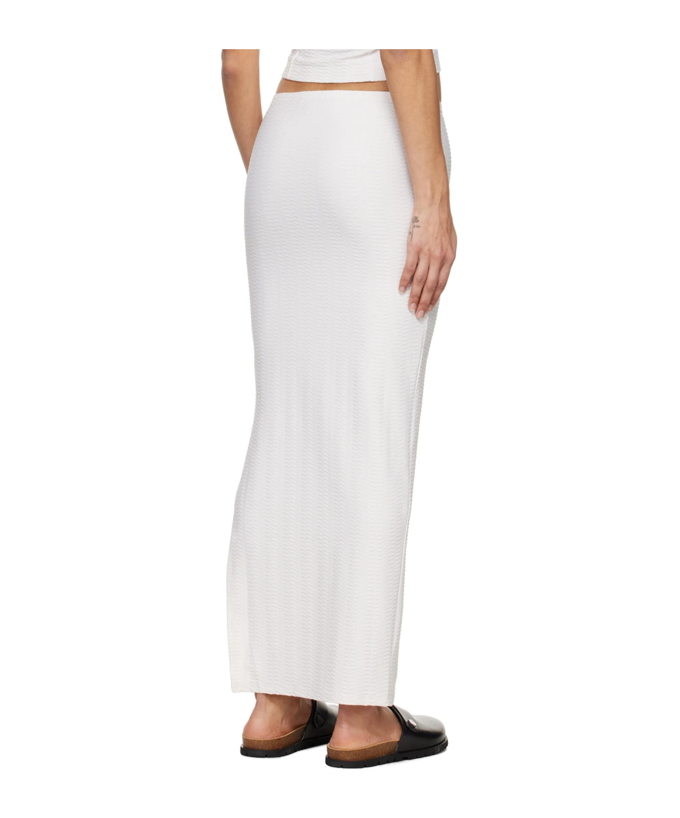 Apc Salome Split Skirt In White
