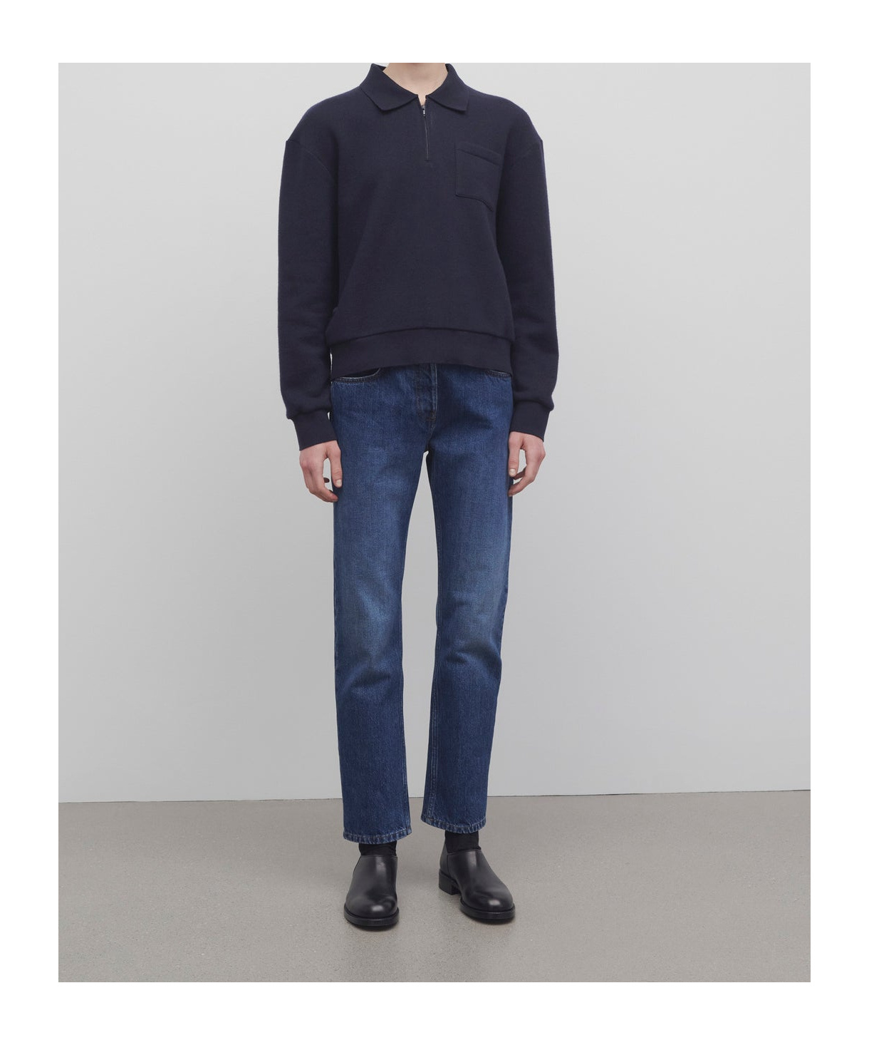 The Row Berty Wide Leg In Blue
