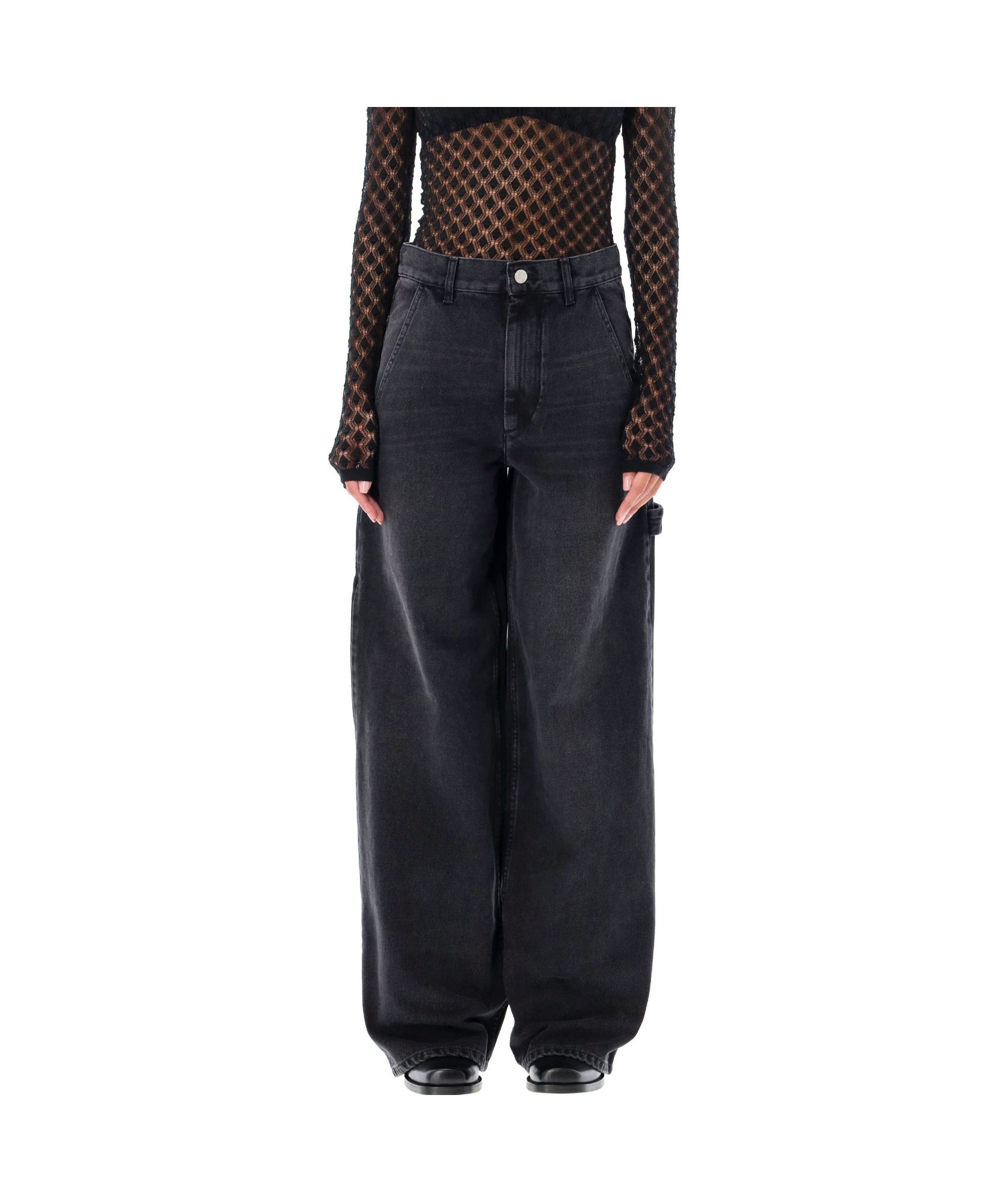 Isabel Marant Work Jeans In Black