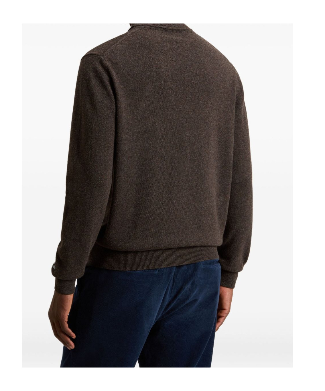 Woolrich Wool Turtleneck Sweater In Brown