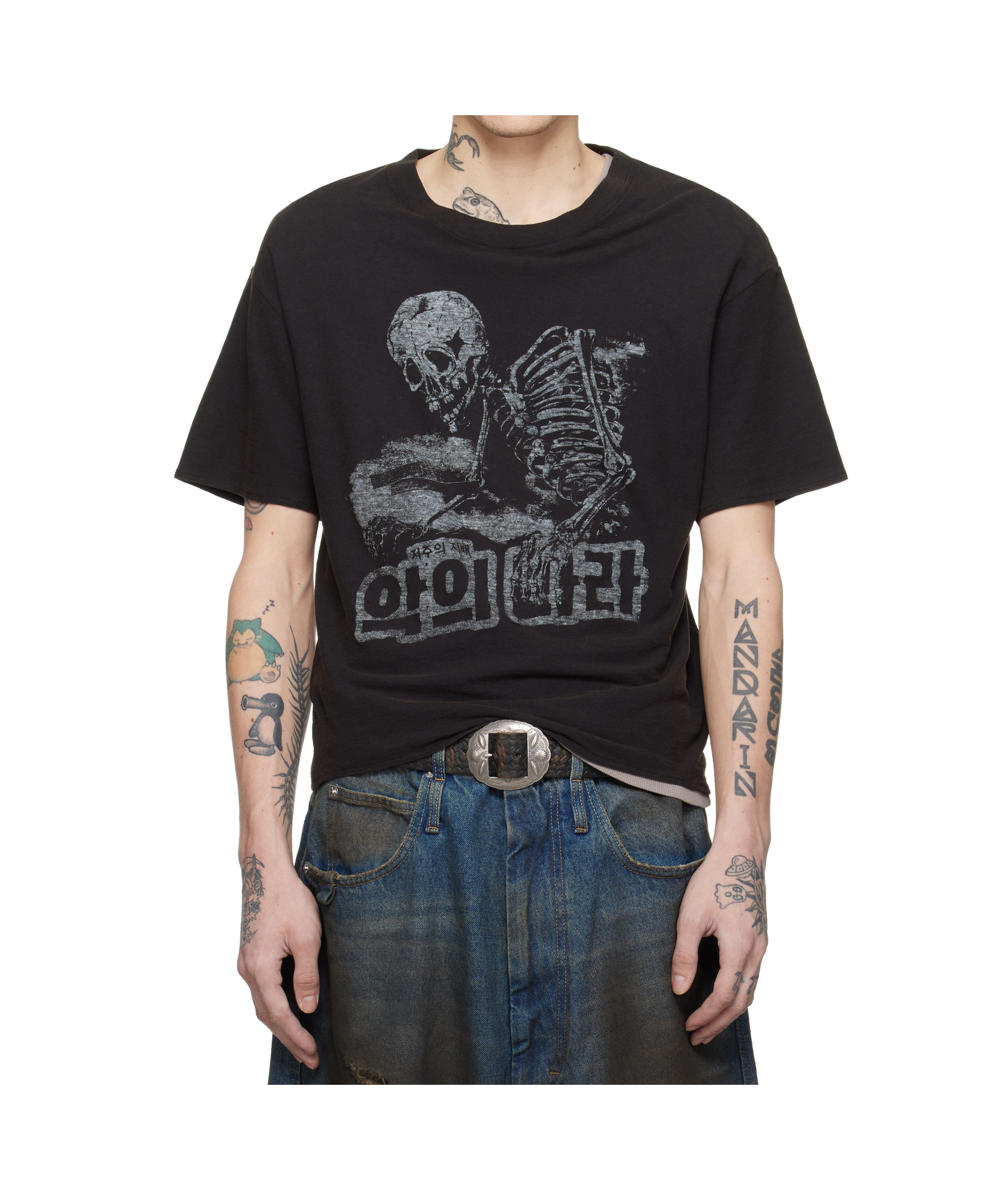Lu'u Dan Slubby Jersey T-shirt In Black
