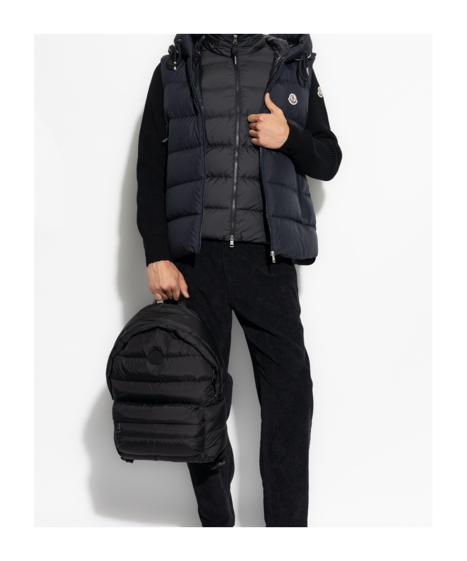 Shop Moncler Cardamine Gilet In Blue