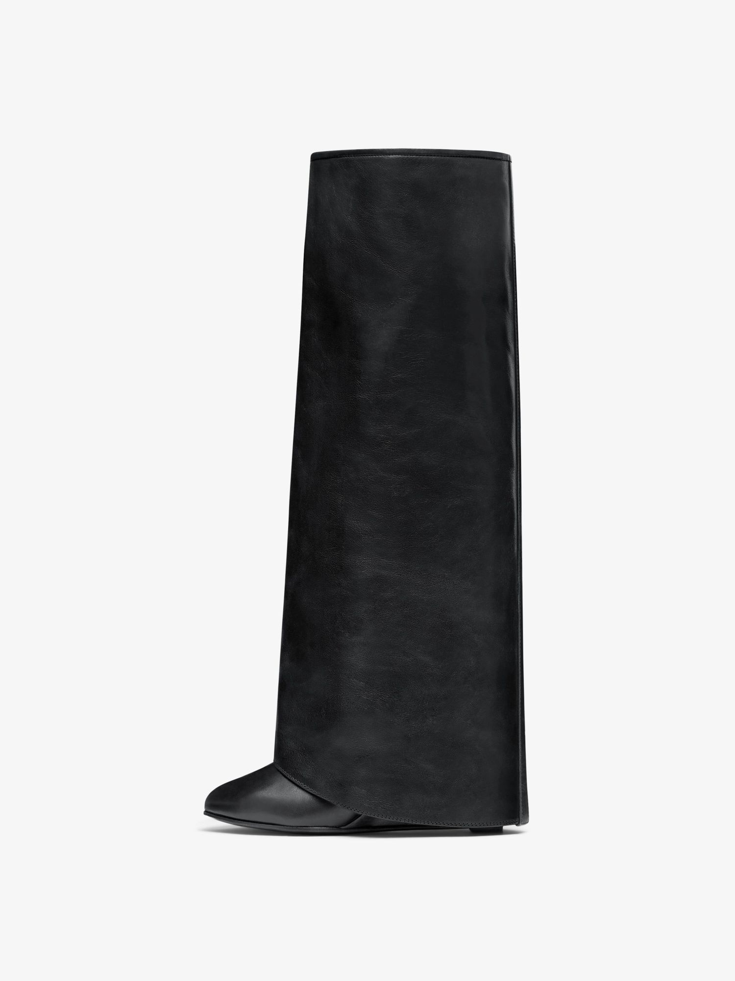 Shop Givenchy Shark Lock Buckles Boots In Leather