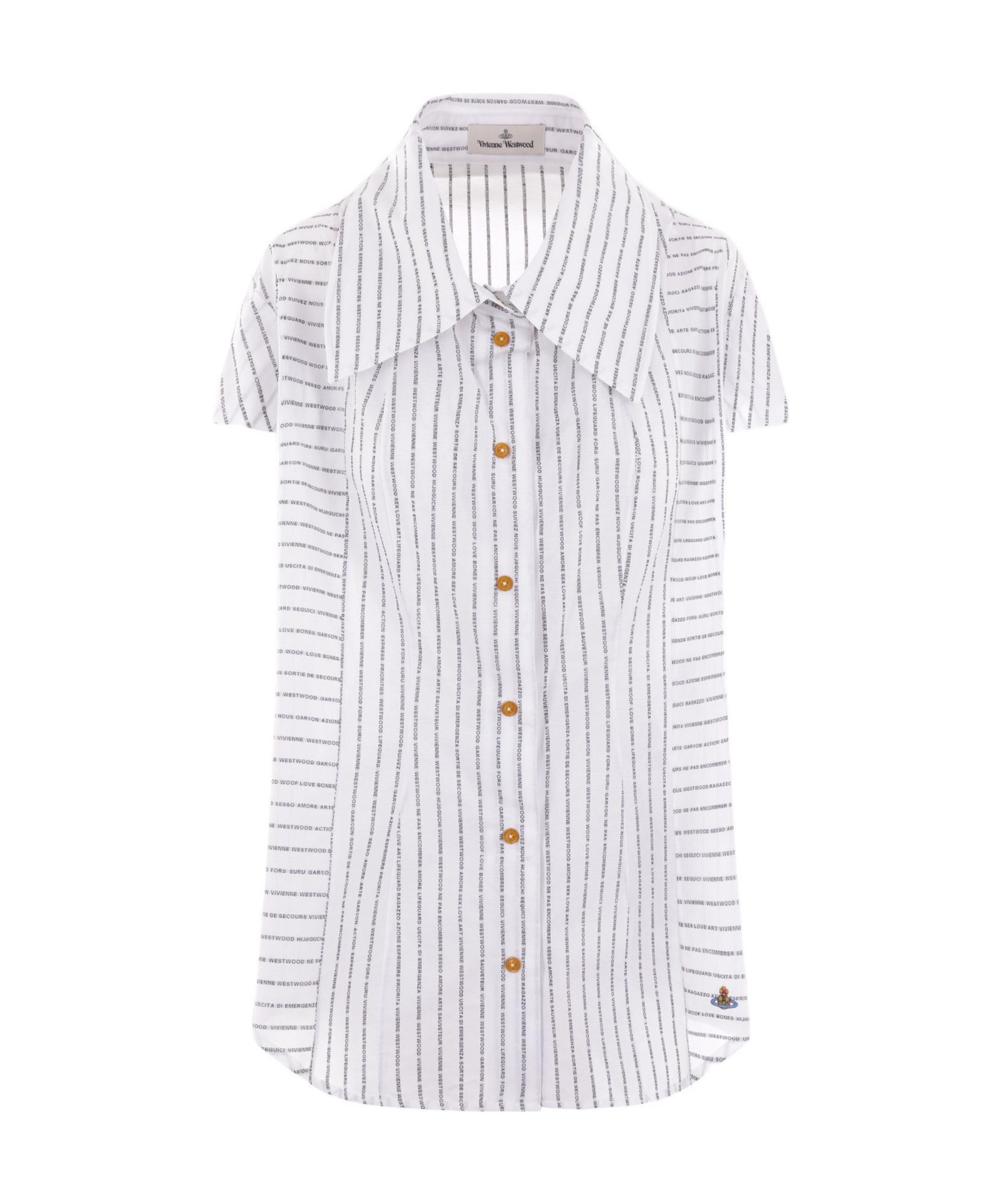 Shop Vivienne Westwood Twisted Bagatelle Shirt In White