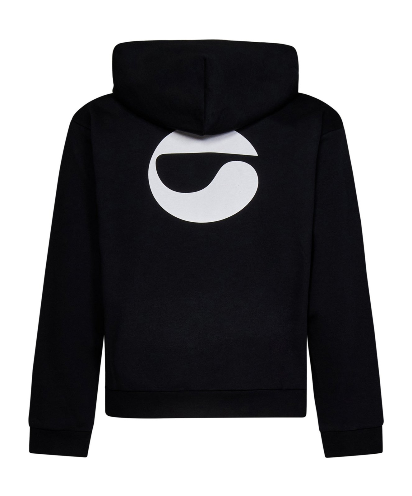 Coperni Black Hoodie With Logo Print On The Rear In Black