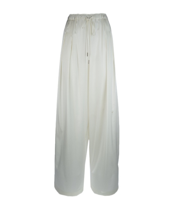 Ermanno Scervino Drawstring Casual Pants In Gray