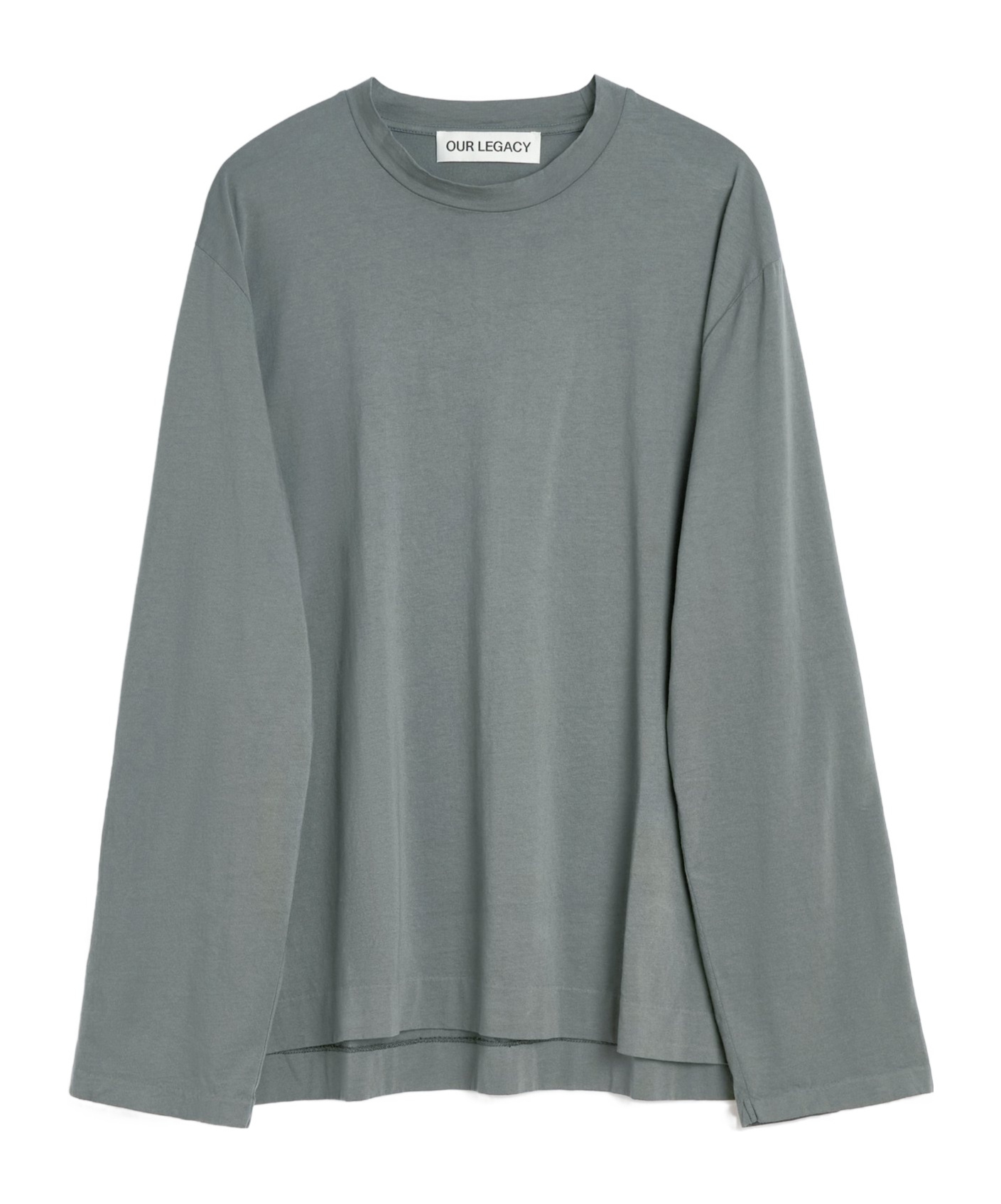 Our Legacy Cotton Long Sleeve T-shirt In Gray
