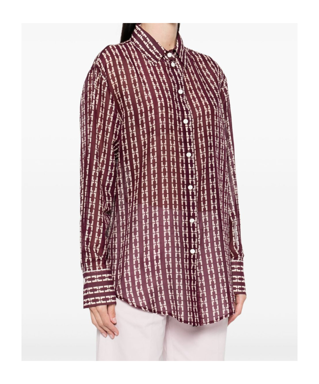 Shop Forte Forte Printed Shirt In Red