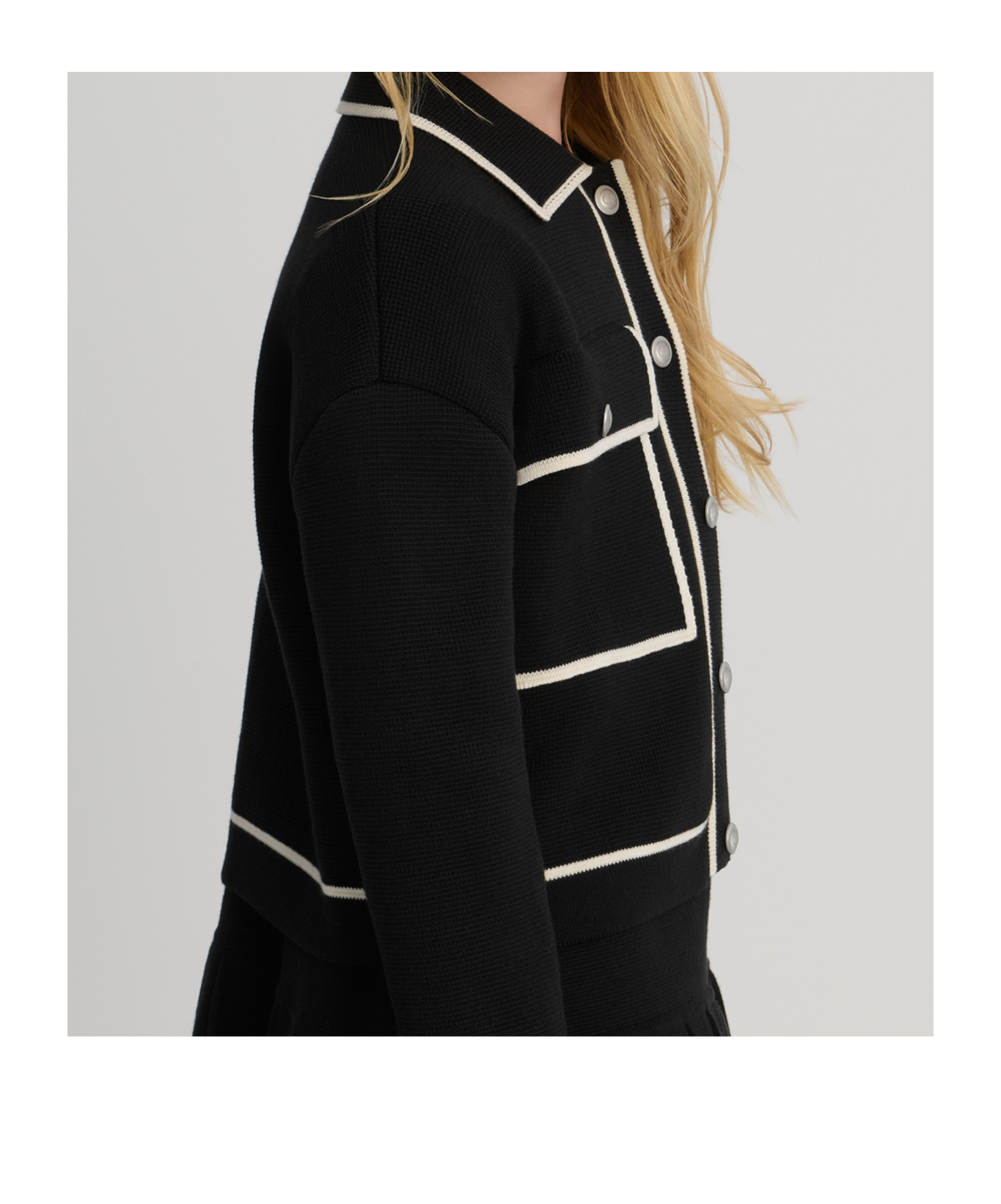 Dior Long Sleeve Jacket In Black