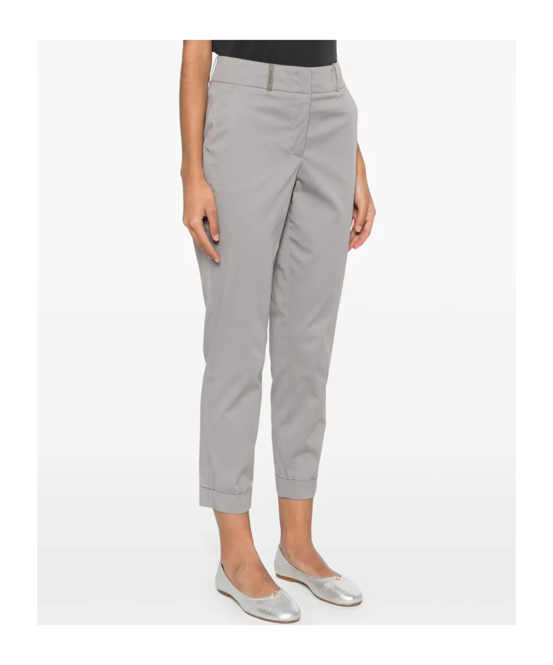 Peserico Tailored Trousers In Gray