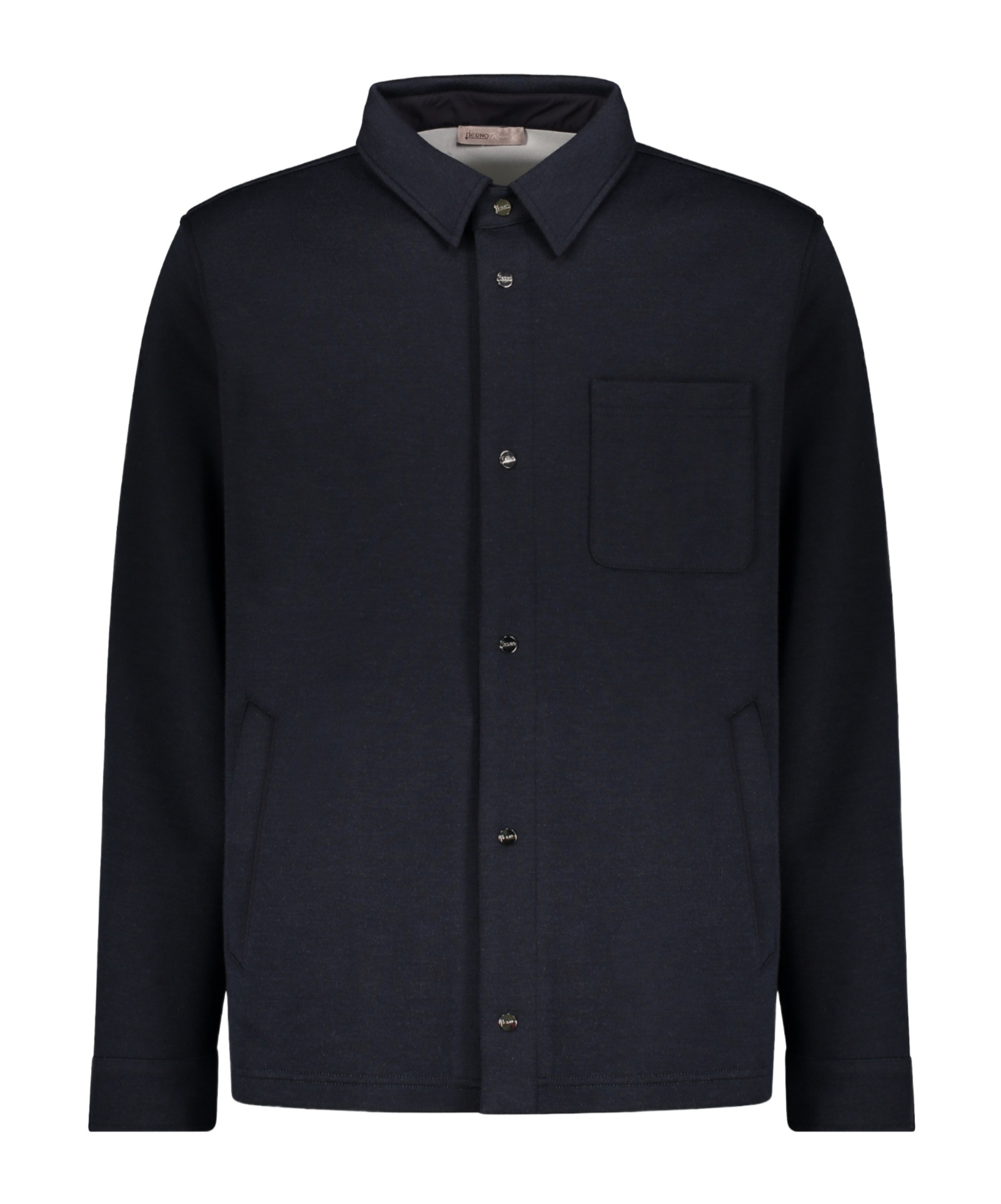 Herno Long-sleeved Casual Jacket In Black
