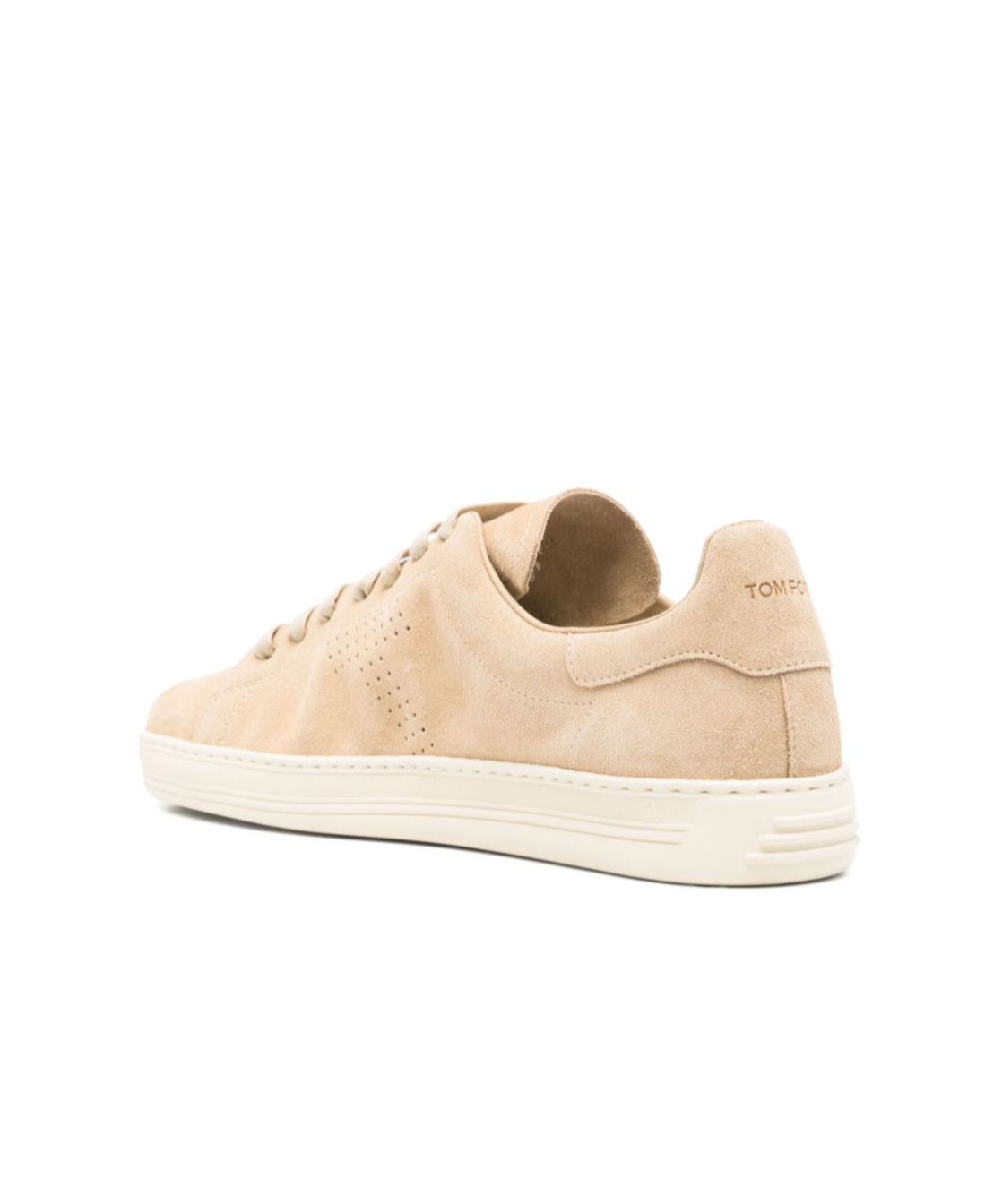 Shop Tom Ford Suede Sneakers In Nude