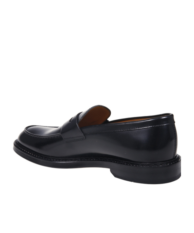 Doucal's Leather Lace-ups In Black