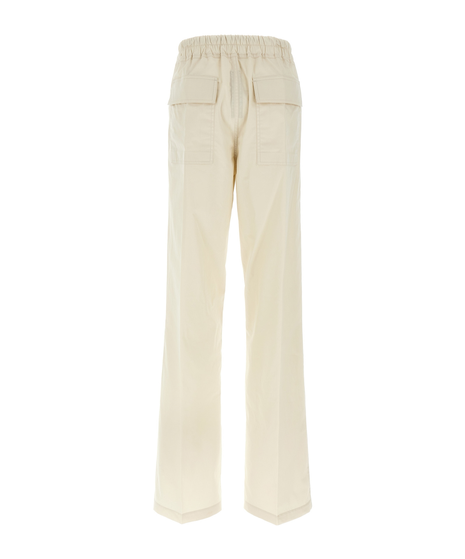 Rick Owens Elastic Waist Casual Pants In Nude