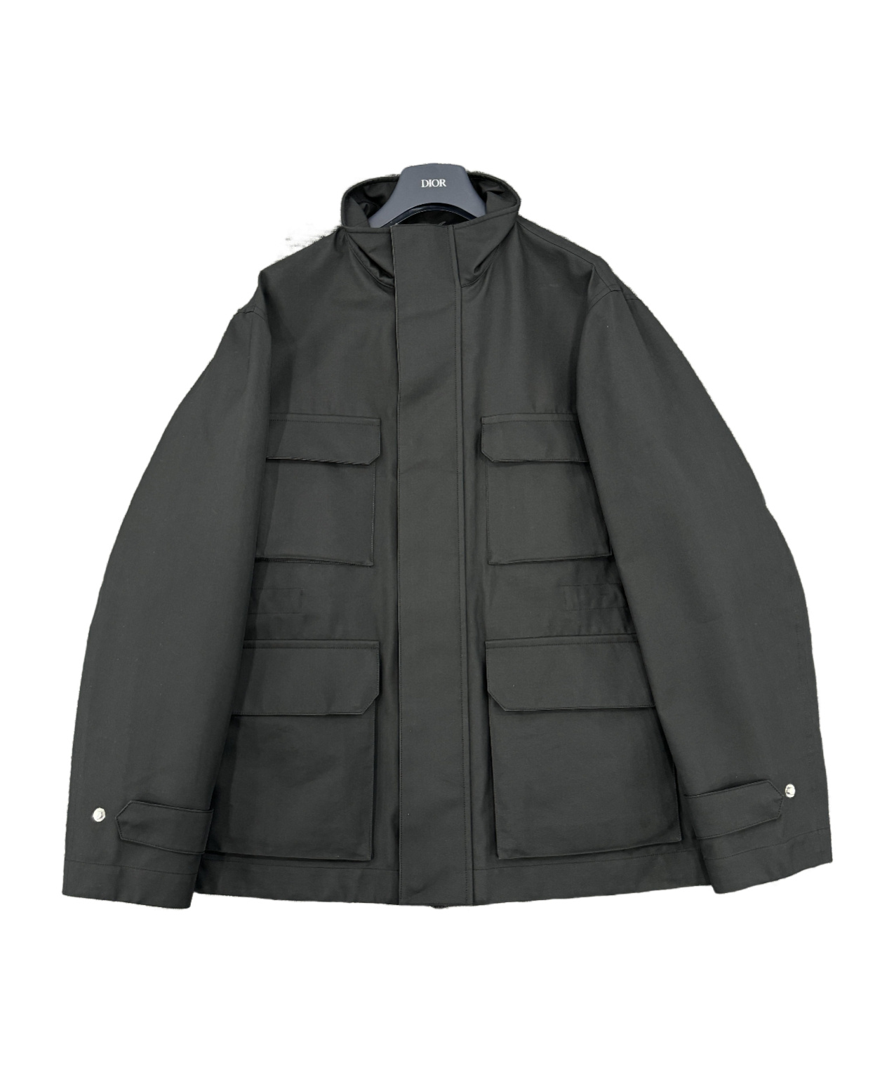 Dior Long-sleeved Casual Jacket In Gray