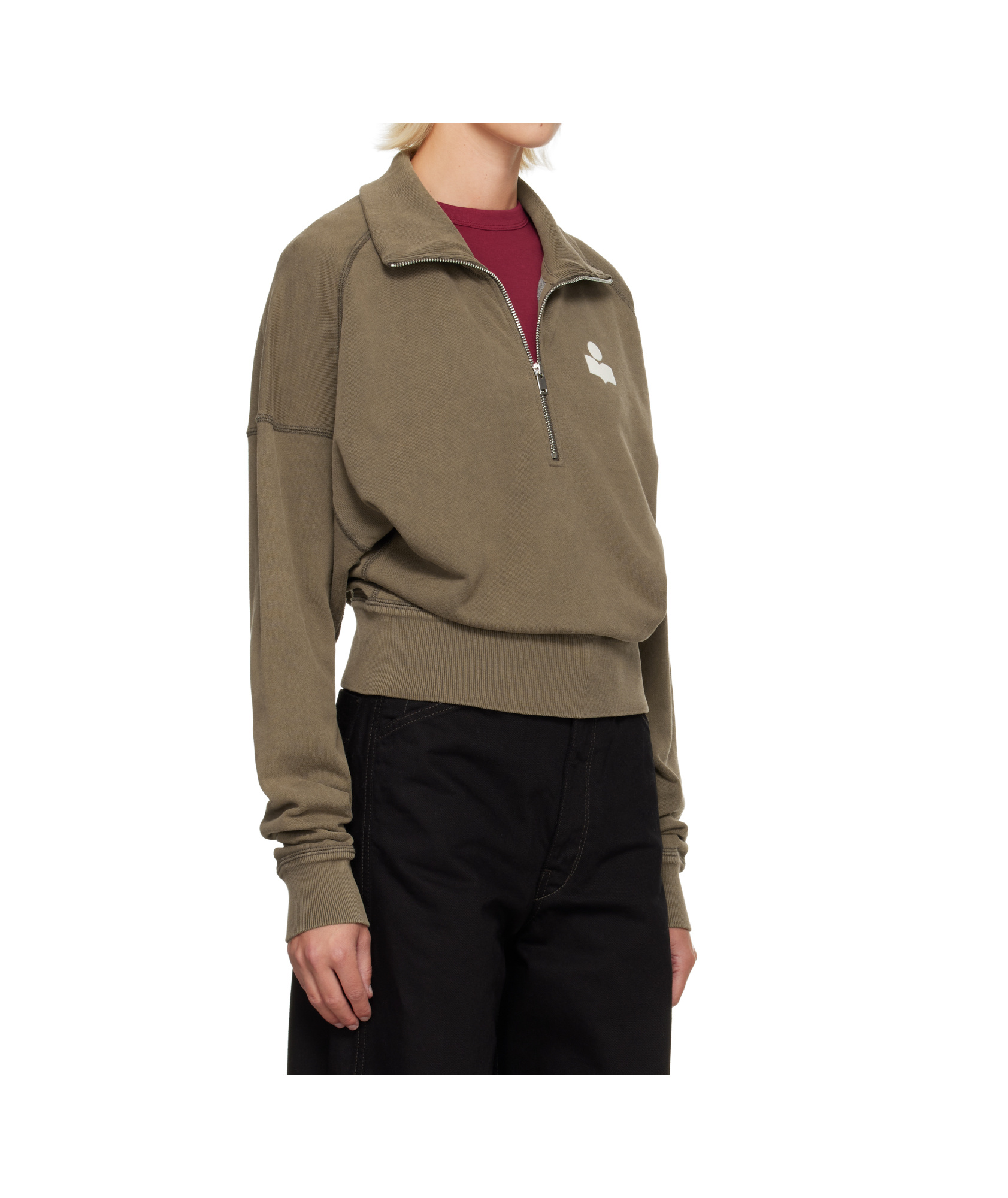 Isabel Marant Étoile Ross Sweatshirt In Green