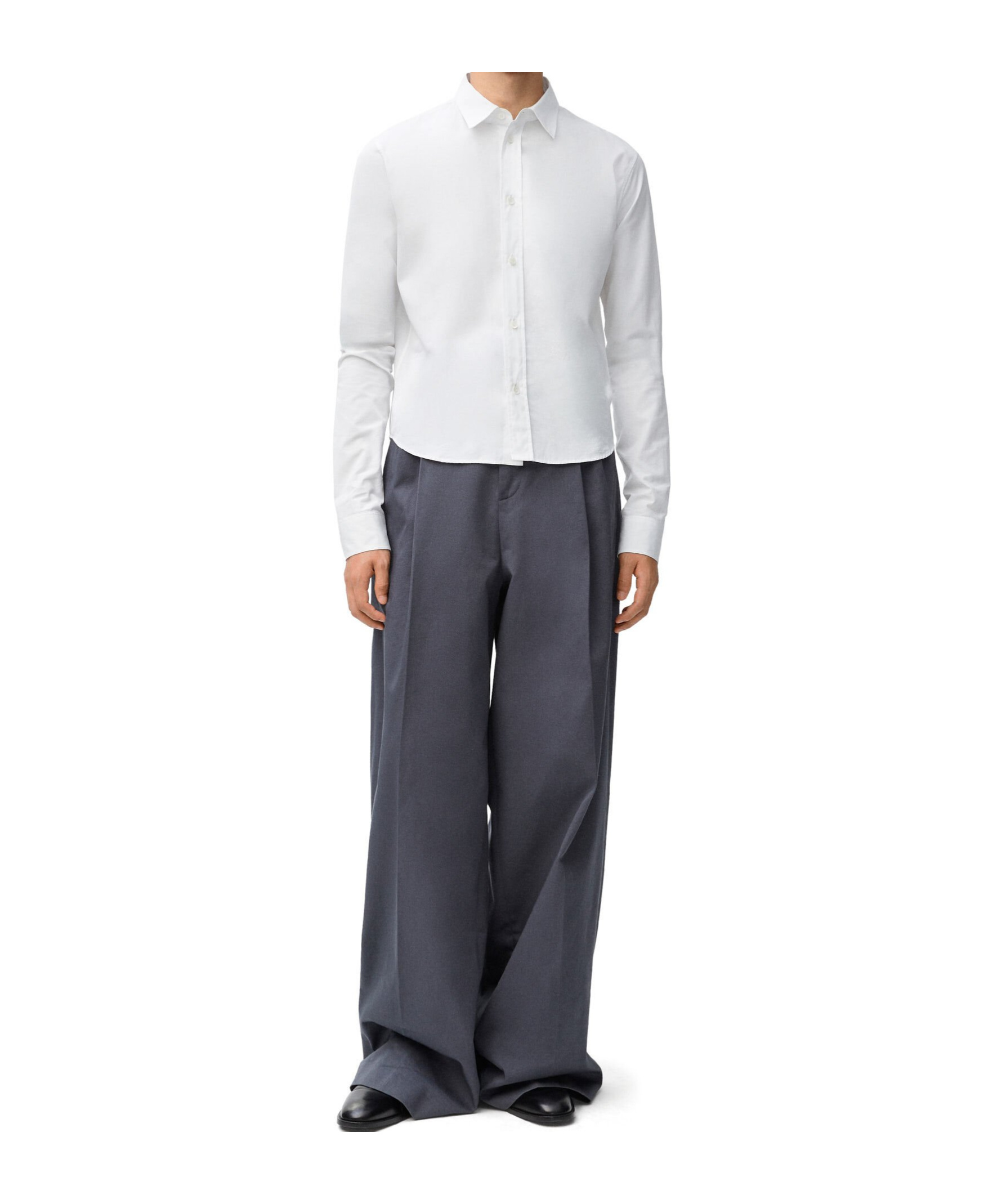 Loewe Long-sleeved Shirt In White