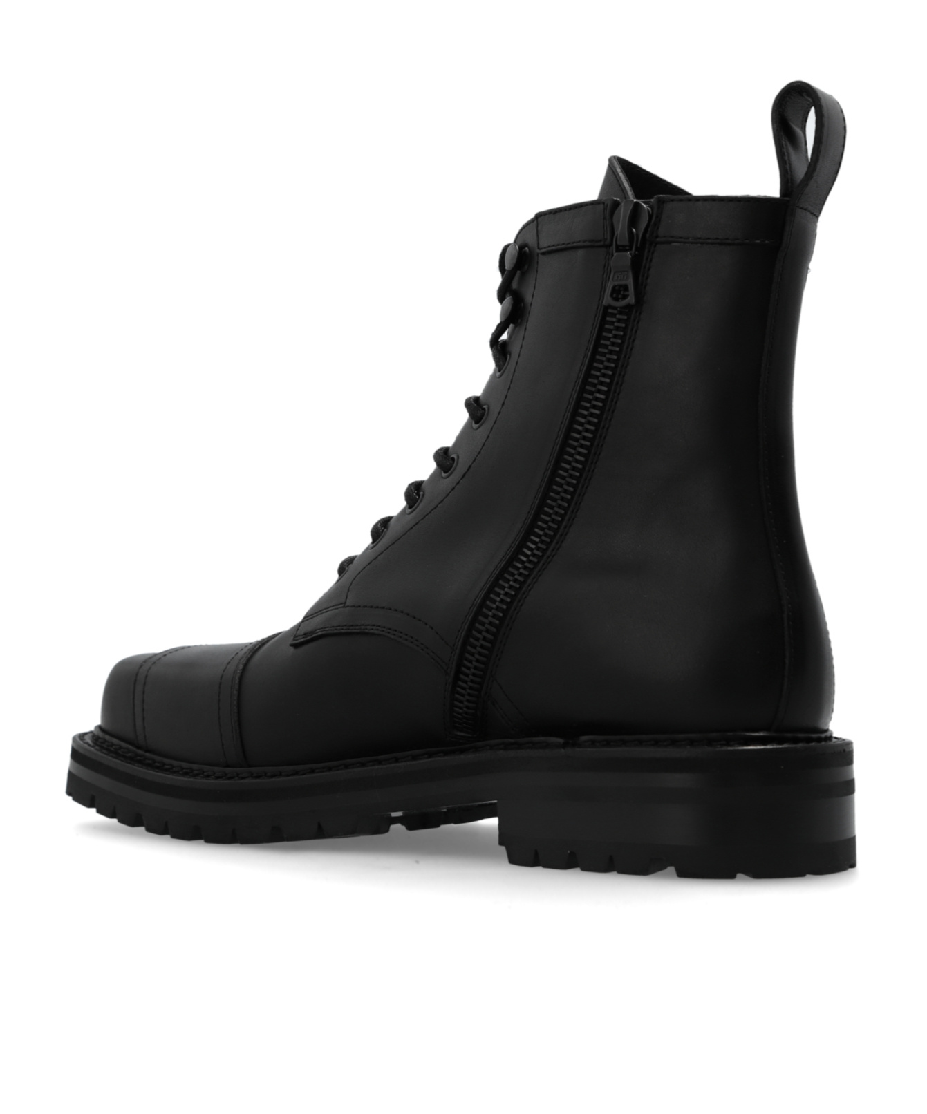 Dries Van Noten Laced Boots In Black