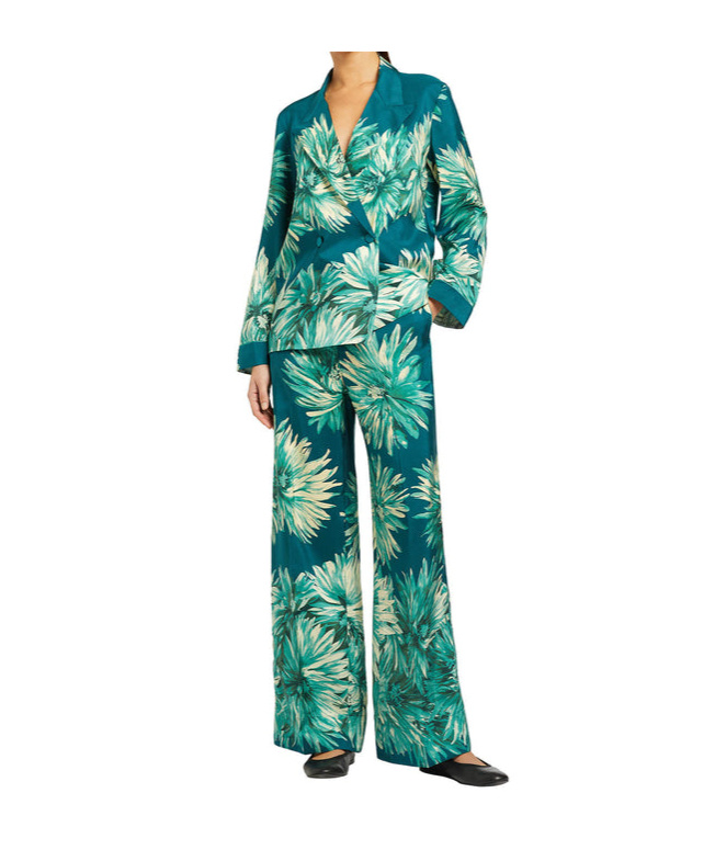 F.r.s For Restless Sleepers Long-sleeved Suit Coat In Green