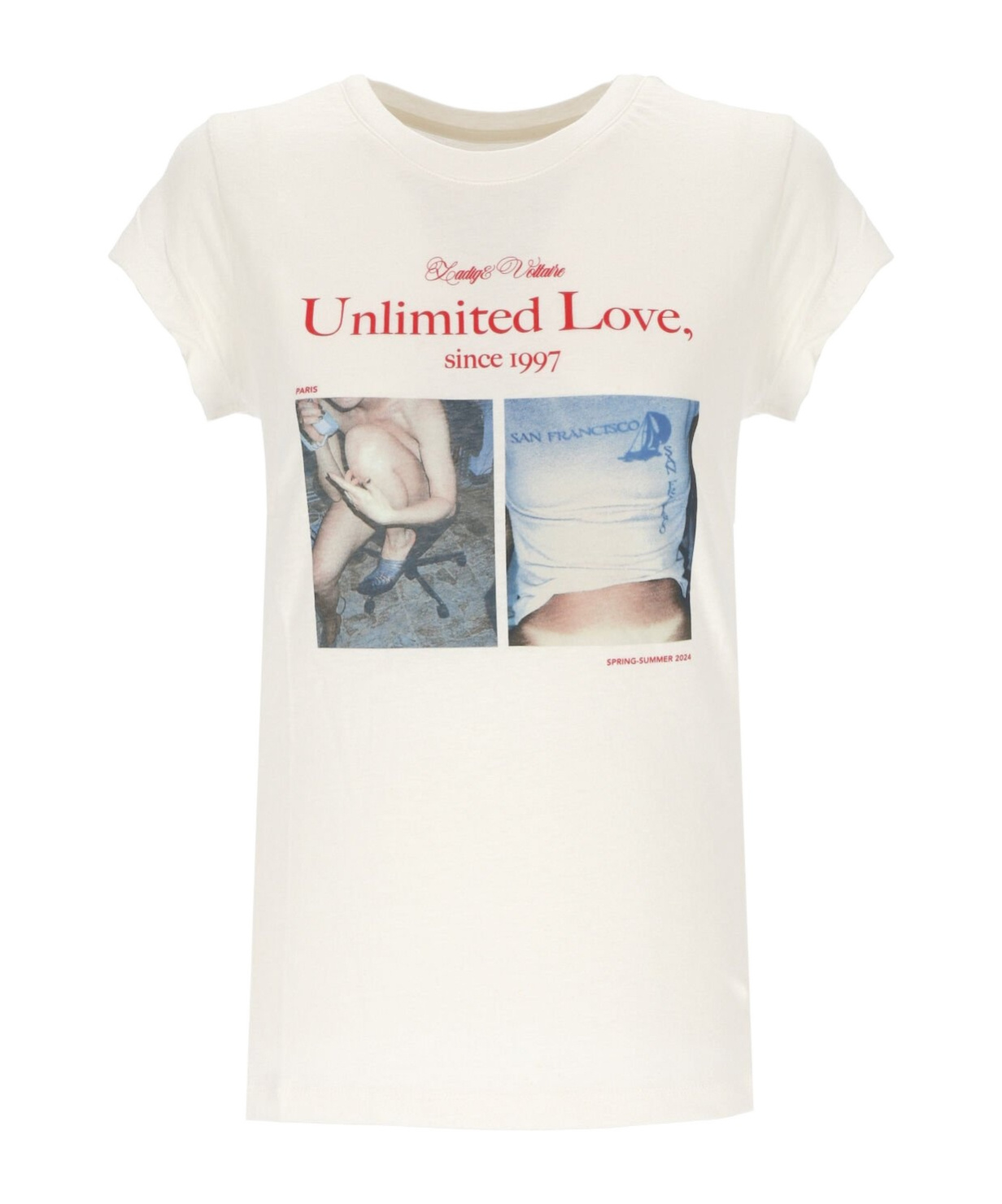Zadig & Voltaire Skinny Cll Photograph-print T-shirt In White