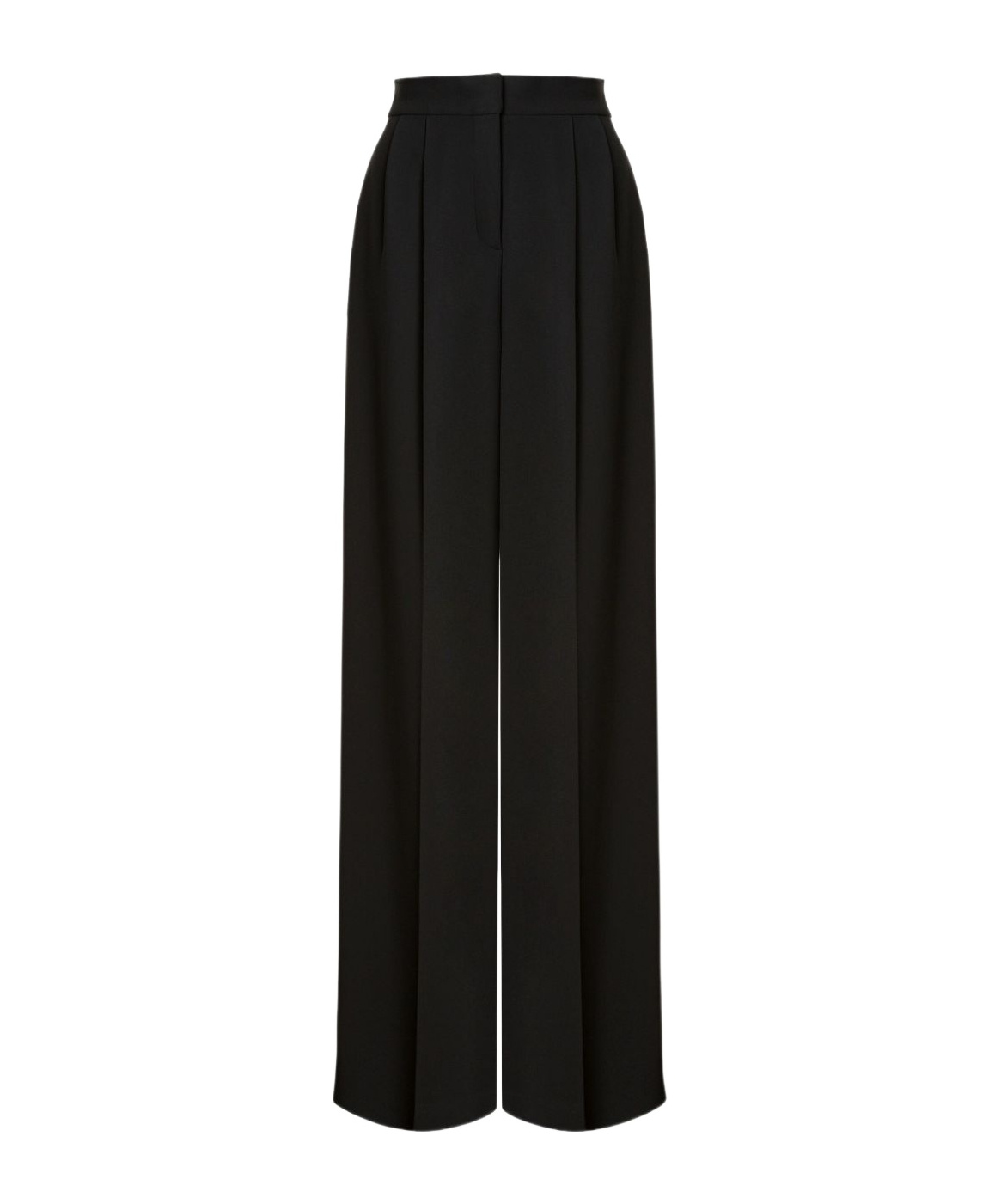 Alberta Ferretti Alberta Ferreti Cady Stretch Wide Leg Trousers In Black